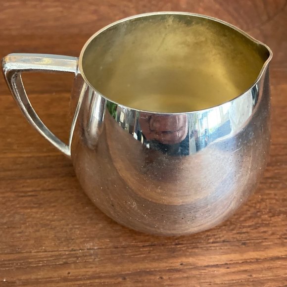 Copper cream and sugar set - Picture 2 of 7